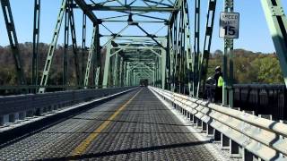 Uhlerstown  Frenchtown Bridge westbound [upl. by Shugart78]