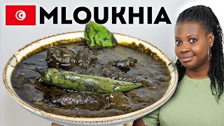 La MLOUKHIA Ragoût de Corète Potagère 🇹🇳 Cuisine TUNISIENNE [upl. by Pokorny]