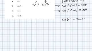 HKCEE II 2010 Q46 MC Trigonometric identity [upl. by Akined]