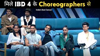 Indias Best Dancer 4 Choreographers Names List with Photos [upl. by Gladi]