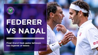 The Last Dance 😢 Roger Federer vs Rafa Nadal 2019  The Last Game Of Their Final Grand Slam Match [upl. by Unders]