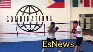 Marvin Somodio Manny Pacquiao Coach Opens New Gym in Lawndale [upl. by Stroud]