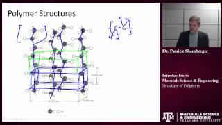 Structures of polymers Texas AampM Intro to Materials [upl. by Koerlin]