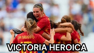 LA SELECCIÓN ESPAÑOLA FEMENINA SE METE EN LA LUCHA POR LAS MEDALLAS EN LOS JUEGOS OLÍMPICOS [upl. by Flam]