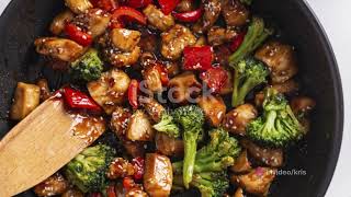 Teriyaki Tofu Stir Fry A Step by Step [upl. by Barbra]