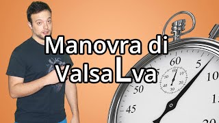 MANOVRA DI VALSALVA in 60 secondi o meno  Spiegazione [upl. by Chaudoin819]