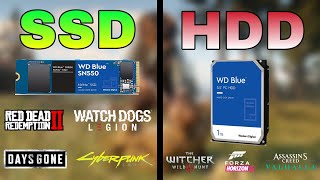 HDD vs SSD  is hdd enough in 2022  Test in 9 Games Loading\FPS [upl. by Ahrat325]