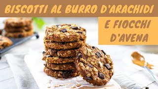 Biscotti al burro darachidi e fiocchi davena [upl. by Aela]