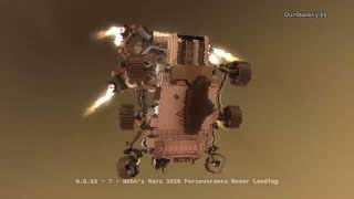 OG83  7  NASA’s Perseverance Rover Lands on Mars – Entry Descent and Landing ourgalaxy83 [upl. by Llerret376]