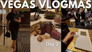 Las Vegas Vlog  Day 3  12 Days of Vlogmas  The BEST Steak and JACKPOTS [upl. by Adnawal78]