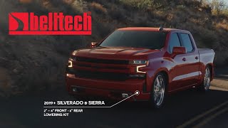 Belltech 2019 Silverado and Sierra 4quot6quot Lowering Kit [upl. by Anelle]