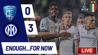 EMPOLI 03 INTER  JOB DONE IN ROUTINE WIN  LIVE MATCH REACTION [upl. by Ogires]