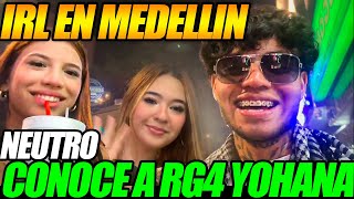 CONOCIENDO a RG4 YOJANA POR PRIMERA VEZ y LE PIDO PVP😲 IRL EN MEDELLIN ft MANOLITO [upl. by Folger]