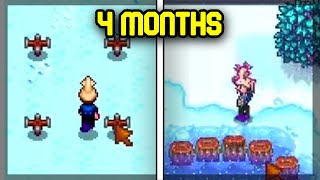 I Played Stardew Valley For 4 Months And THIS Happened  Winter Year 1 Recap [upl. by Fidellia]