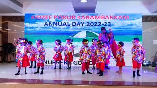 Kidzee Porur karambakkam Annual Day 20223 Nursery Goa Dance [upl. by Enuj]