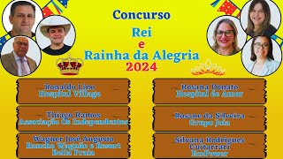 Concurso Rei e Rainha da Alegria 2024 Primeira Noite [upl. by Oniratac]