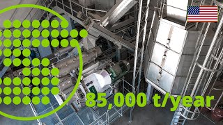 85000 tyear greenfield Pelleting Plant  Wood Pellets from Germany [upl. by Ardene]