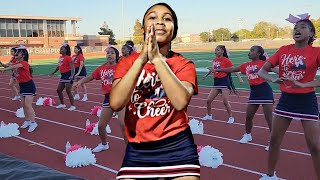 OLLE MIDDLE SCHOOL CHEERLEADERS ARE READY [upl. by Aillimac]