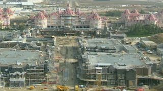 Construction of Euro Disney 1991 [upl. by Lentha]