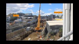 Timelapse North Auckland Western railway line work [upl. by Acsot]