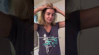 How to oil your scalp for hair growth 🥰 shorts hairoil rosemaryoil hairgrowthoil hairgrowth [upl. by Anirdnaxela278]