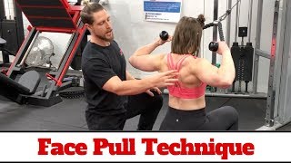 Face Pull Technique 101 Delt amp Back Hypertrophy [upl. by Fabron]