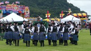 Fraserburgh Royal British Legion Pipe Band Bridge of Allan Highland Games 2024 [upl. by Moreen216]