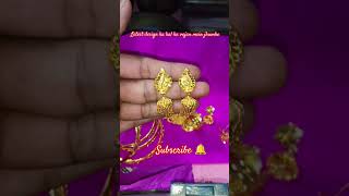 Latest design ka hal ka vajan mein jhumki Matra 4 gram maingold jewellerydesign highlights viral [upl. by Pickett573]