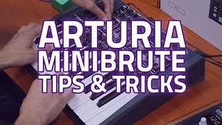 How to use the Arturia MiniBrute  Demo Tips Tricks amp Hidden Features [upl. by Monro]