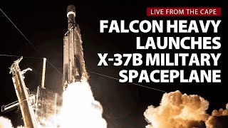 Watch live SpaceX Falcon Heavy launches secretive X37B military spaceplane [upl. by Midge155]