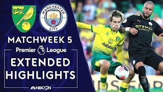 Norwich City v Manchester City  PREMIER LEAGUE HIGHLIGHTS  91419  NBC Sports [upl. by Nwahc]