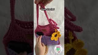 Crochet Net Bag 🌺 AA244 [upl. by Azrim206]