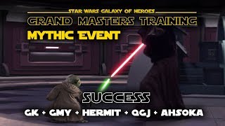 Grand Masters Training  Mythic Event  SWGOH [upl. by Yenar]