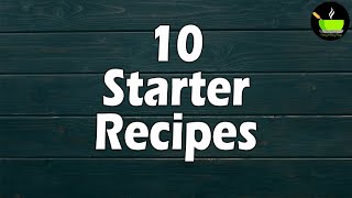 10 Vegetarian starter recipes ideas [upl. by Yoreel]