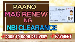 PAANO MAG RENEW NG NBI CLEARANCE ONLINE 2024  HOW TO RENEW NBI CLEARANCE ONLINE 2024  NBI RENEWAL [upl. by Ynner]