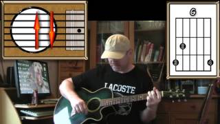 Wind Beneath My Wings  Bette Midler  Acoustic guitar Lesson detuned by 1 fret easy [upl. by Vinni]