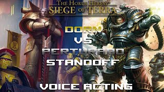 The Standoff of Perturabo and Dorn  Warhammer 40k Voice acting [upl. by Assilac]