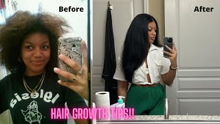 MY TOP TIPS to GROW LONG HEALTHY NATURAL HAIR  Mocurlsss [upl. by Prescott]