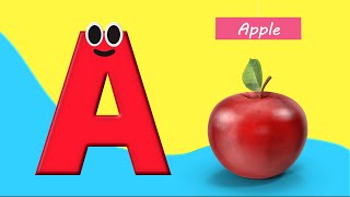 ABC Phonics Song  Toddlers learning video A for Apple ABC Song Nursery Rhymes Alphabet Song [upl. by Lachlan837]