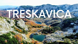 Autumn in Treskavica 4K  Explore Bosnia  DJI Drone UHD [upl. by Belloir]