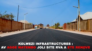 VILLE DE KOLWEZI  INFRASTRUCTURES AVENUE AGGE MATEMBO JOLI SITE RVA À ÉTÉ RÉNOVÉ [upl. by Accire367]