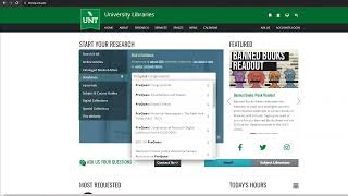 Accessing eBooks Through UNT Libraries [upl. by Odlawso]