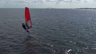 Greg Rodda light wind cruising in 8 to 12 knots Scenic Drive St Pete Florida [upl. by Eiramait]