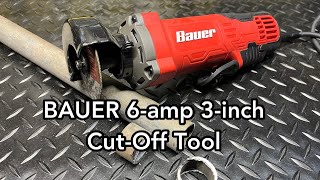 BAUER 6amp 3inch CutOff Tool  review [upl. by Reivaxe]