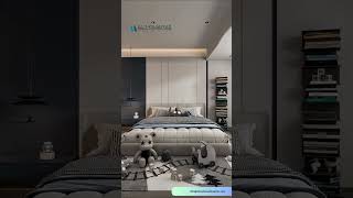 BEDROOM DESIGN  Al Mohanad Interior Design UAE  interiordesign homedecor luxury [upl. by Nolak]