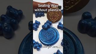 Metallic Blue Bears Sealing Wax sealingwax waxmelting satisfying [upl. by Aiciles]