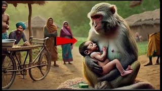 बंदर ने इंसानी बच्चा पैदा किया। Ek Bandar Ne Insaani Baccha Paida Kiya Hindi Intresting stories [upl. by Seen428]