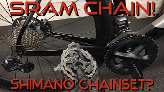 SRAM Chain With A Shimano Chainset [upl. by Egidius41]