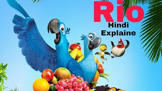 RIO movie hindi explain by total explained animation movie [upl. by Fosque]