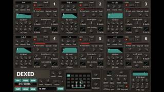 Free Yamaha DX7 Synthesizer VST Emulation [upl. by Ardnasxela]